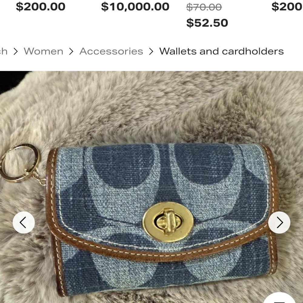 Stylish Blue and Brown Women's Wallet